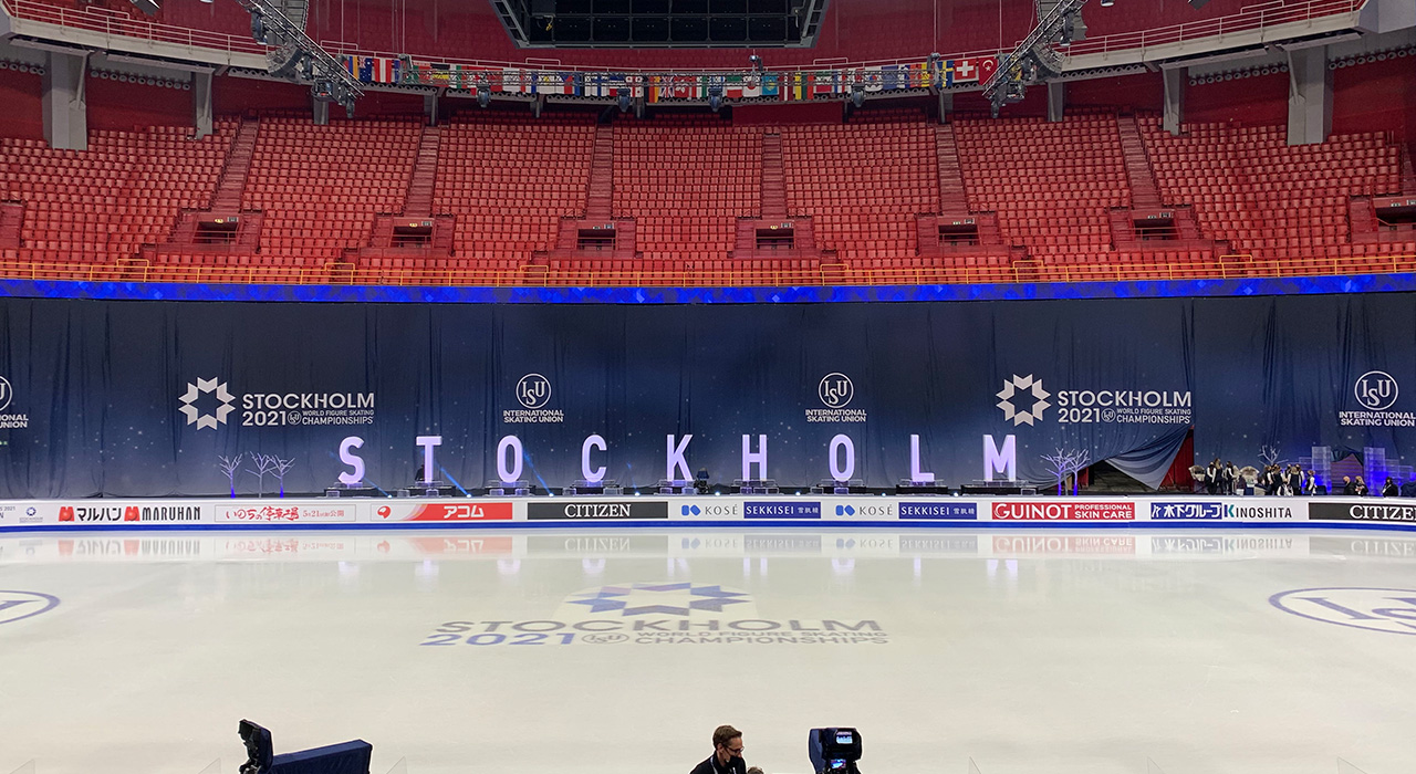 Rinkboards ISU World Figure Skating Championships Stockholm 2021